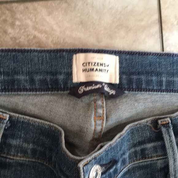 COH CITIZENS OF HUMANITY ROCKET ANKLE JEANS SIZE 32 premium vintage style nwot - Picture 3 of 7